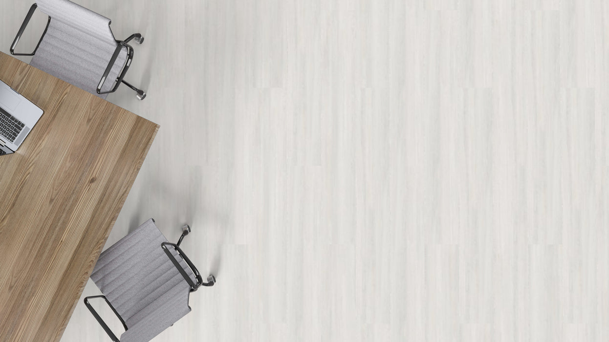 Mohawk - Tinted Timber - Whisper Grain C2137 - Luxury Vinyl Tile - Glacier Grain Installed