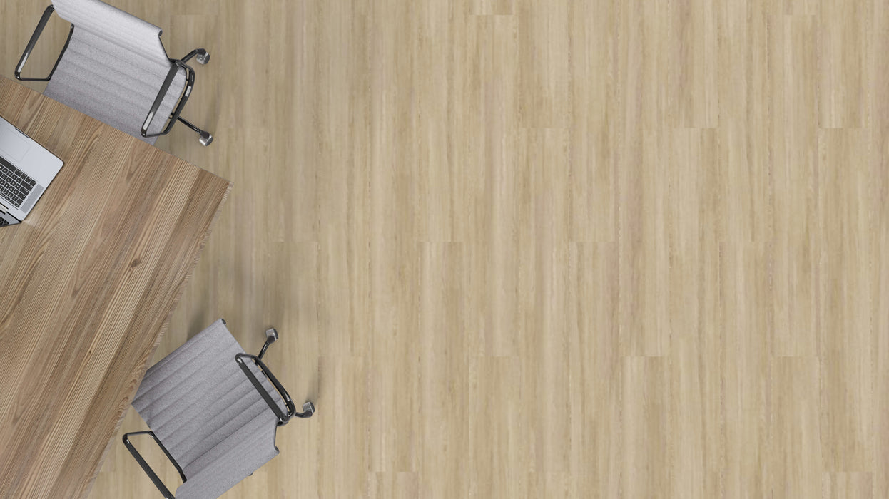 Mohawk - Tinted Timber - Whisper Grain C2137 - Luxury Vinyl Tile - Plum Grain Room Scene