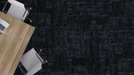 Mohawk Group - Tuff Stride - Defining Pace - 24 in. x 24 in. - Commercial Carpet Tile - Forge Gray Installed
