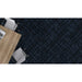 Mohawk Group - Tuff Stride - Line Of Motion GT369 - 24 in. x 24 in. - Commercial Carpet Tile - Steel Blue Installed