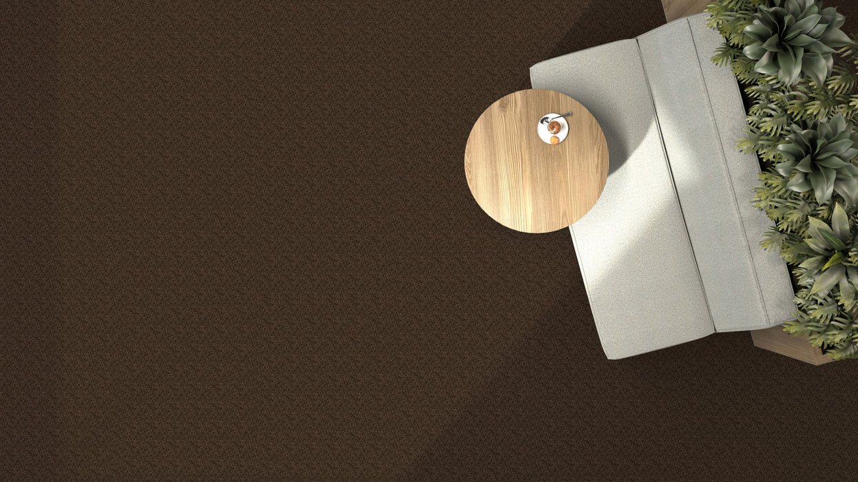 Mohawk Group - Tuff Stuff II - Step Up II GT311 - Commercial Carpet Tile - Walnut Installed