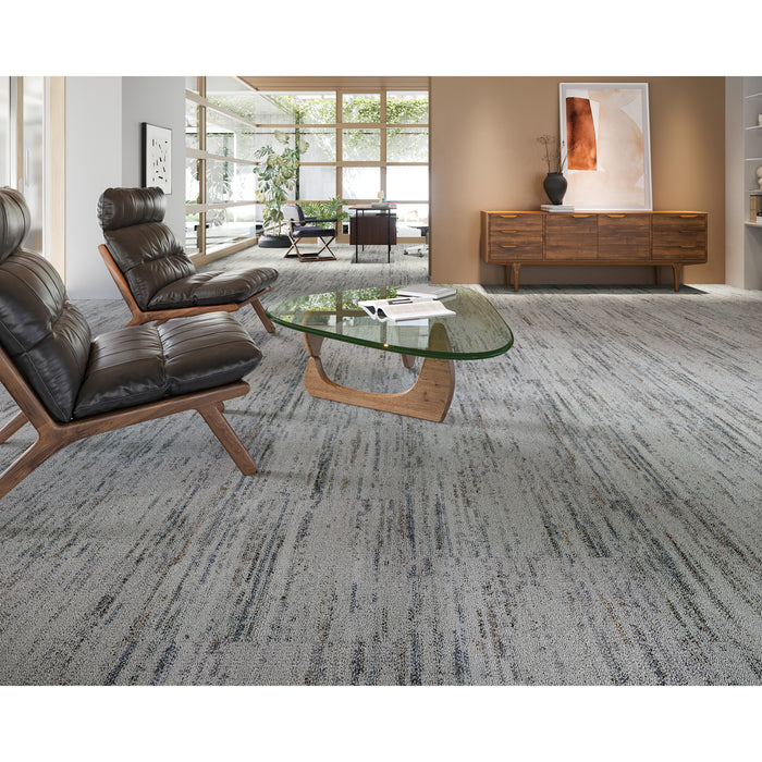 Mohawk Group - Wild Dyer Wandering Troop Commercial Carpet Tile -Room Scene