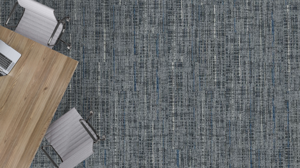 Mohawk - Wild Horizons - 12 in. x 36 in. - Commercial Carpet Tile - Bluebonnet Installed
