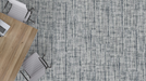Mohawk - Wild Horizons - 12 in. x 36 in. - Commercial Carpet Tile - Gray Dogwood Installed