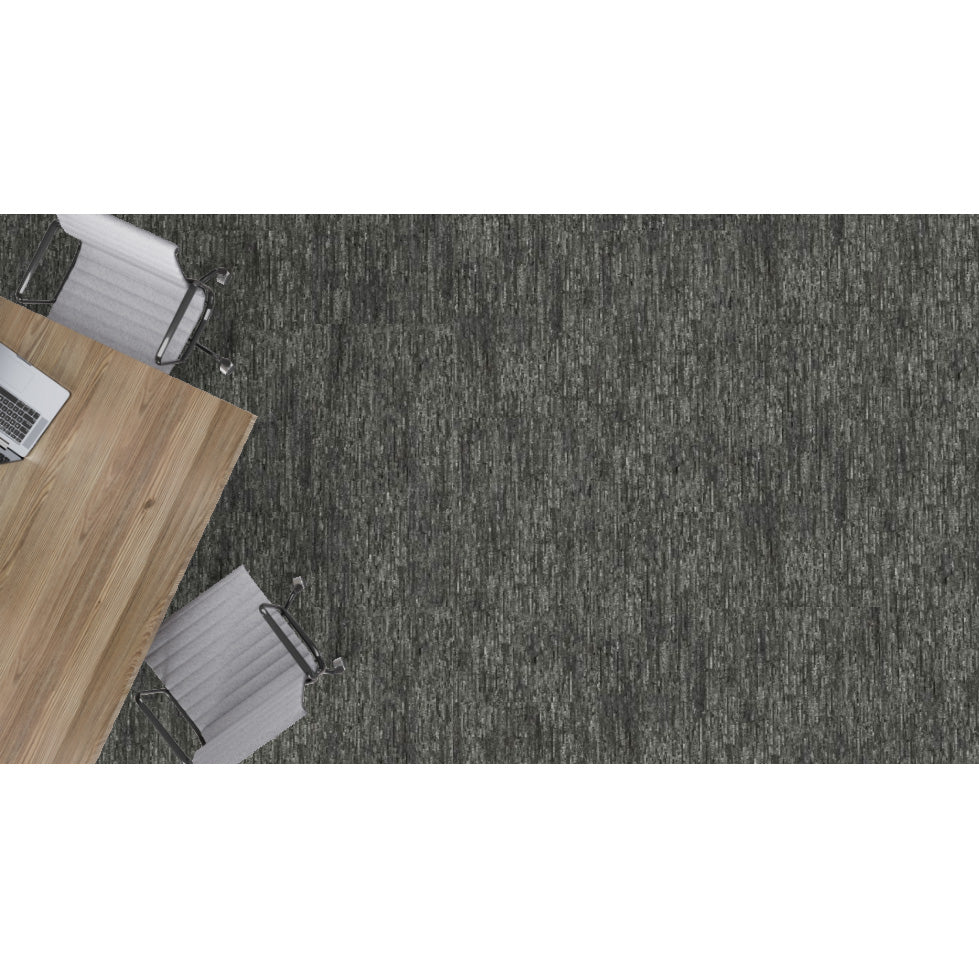 Mohawk - Living Local - Taking Root - Mycotexture 2.5 - 18 in. x 36 in. Luxury Vinyl - Topsoil Room Scene