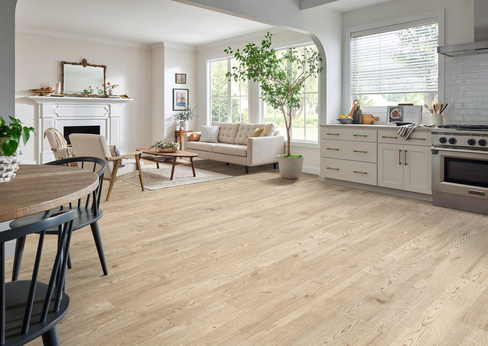 Armstrong Commercial - American Personality Pro - 6.5 in. x 48 in. - Luxury Vinyl Tile - Crafted Oak Parchment Installed
