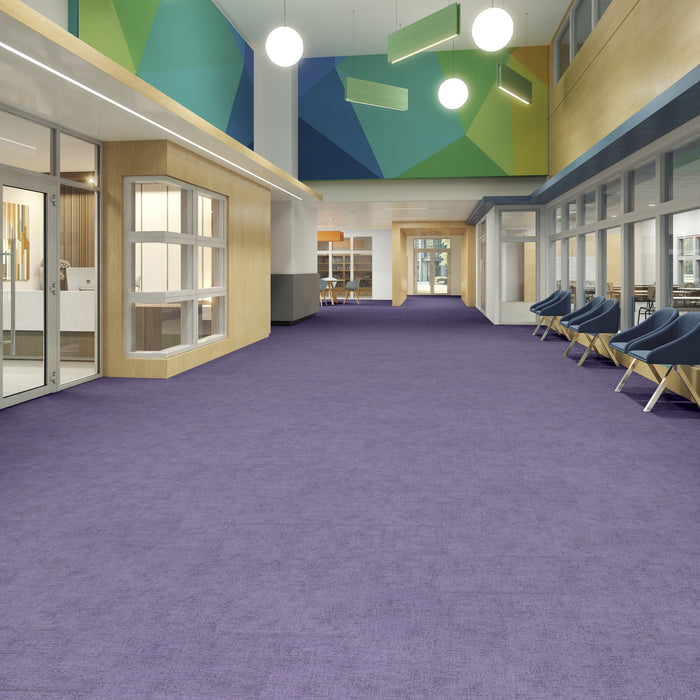 Patcraft - Paint Palette 2.5mm - 12 in. x 24 in. Commercial LVT - Aubergine Room Scene
