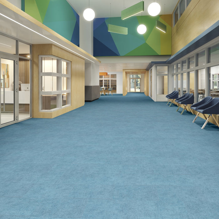 Patcraft - Paint Palette 2.5mm - 12 in. x 24 in. Commercial LVT - Cerulean Room Scene