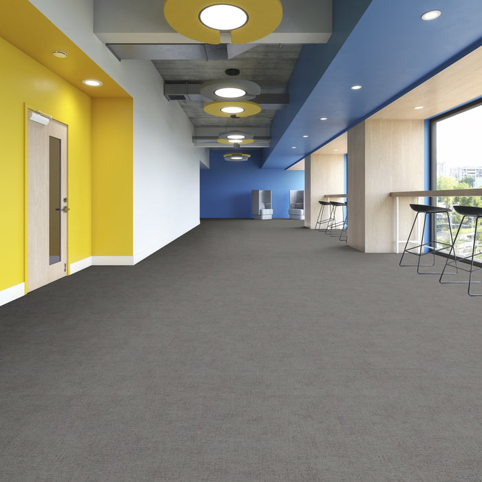 Patcraft - Paint Palette 2.5mm - 12 in. x 24 in. Commercial LVT - Charcoal Room Scene 2