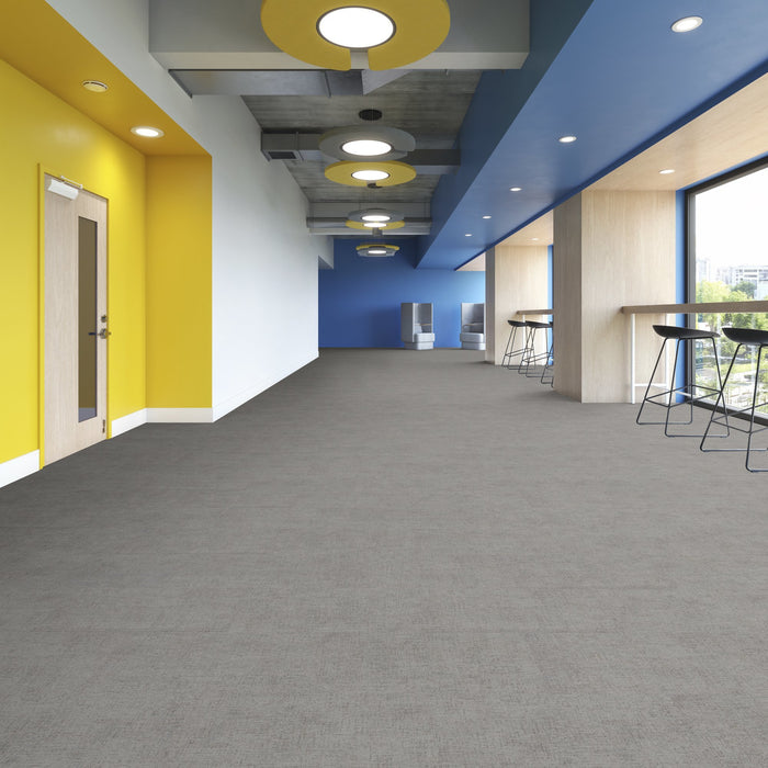 Patcraft - Paint Palette 2.5mm - 12 in. x 24 in. Commercial LVT - Graphite Room Scene 2