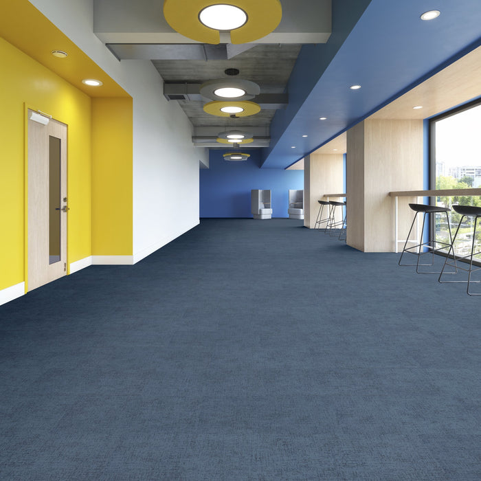 Patcraft - Paint Palette 2.5mm - 12 in. x 24 in. Commercial LVT - Indigo Room Scene 2