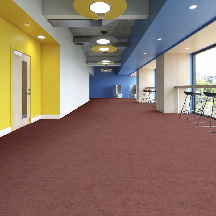 Patcraft - Paint Palette 2.5mm - 12 in. x 24 in. Commercial LVT - Vermillion Room Scene2