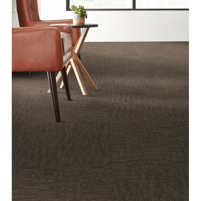 Philadelphia Commercial - Affinity Collection - Semblance - Carpet Tile - Comparison Installed