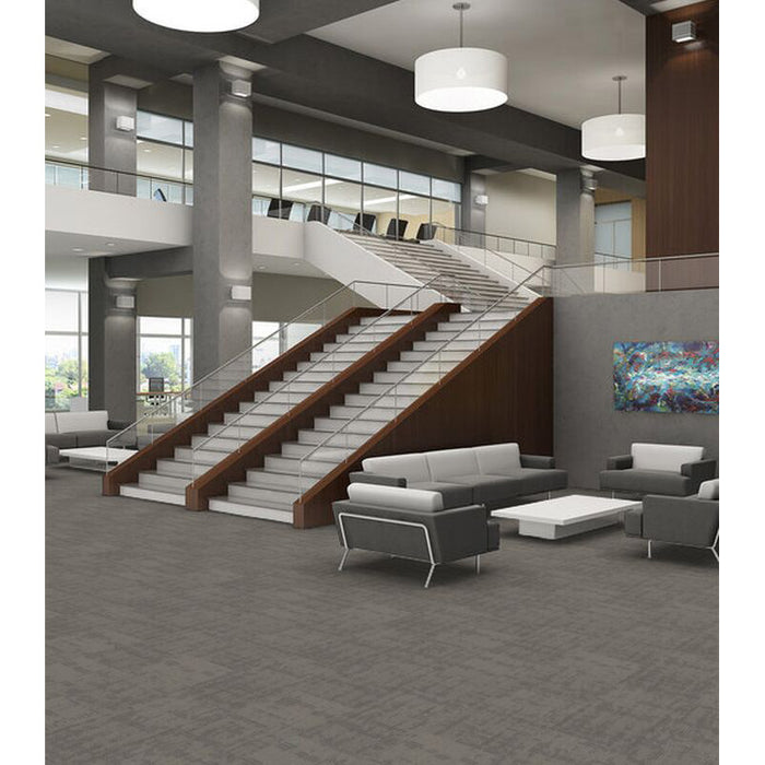 Philadelphia Commercial - Curious Wonder - Carpet Tile - Inquisitive Installled