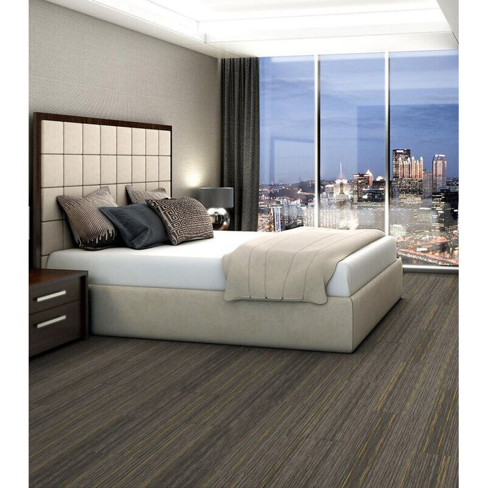 Philadelphia Commercial - The Futurist Collection - Stellar - Carpet Tile - Mythical Hotel Room Install