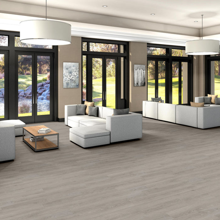 Philadelphia Commercial - Willow Oak 12 - Luxury Vinyl Plank - Silver Oak Room Scene
