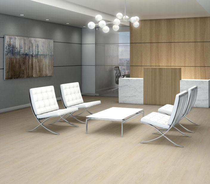 Philadelphia Commercial - Willow Oak 20 - Luxury Vinyl Plank - Natural Oak Room Scene