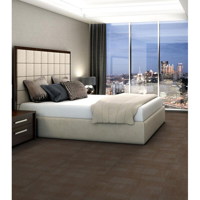 Philadelphia Commercial - Visible Mending Collection - Mask - Carpet Tile - Crisscross Hotel Room Install