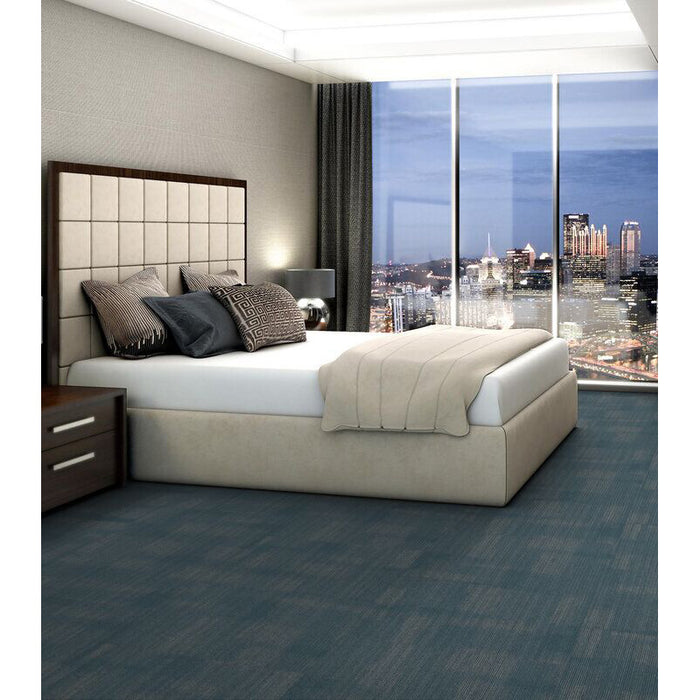 Philadelphia Commercial - Visible Mending Collection - Mask - Carpet Tile - Felted Hotel Room Install