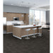 Philadelphia Commercial - Visible Mending Collection - Mask - Carpet Tile - Spun Kitchen Install