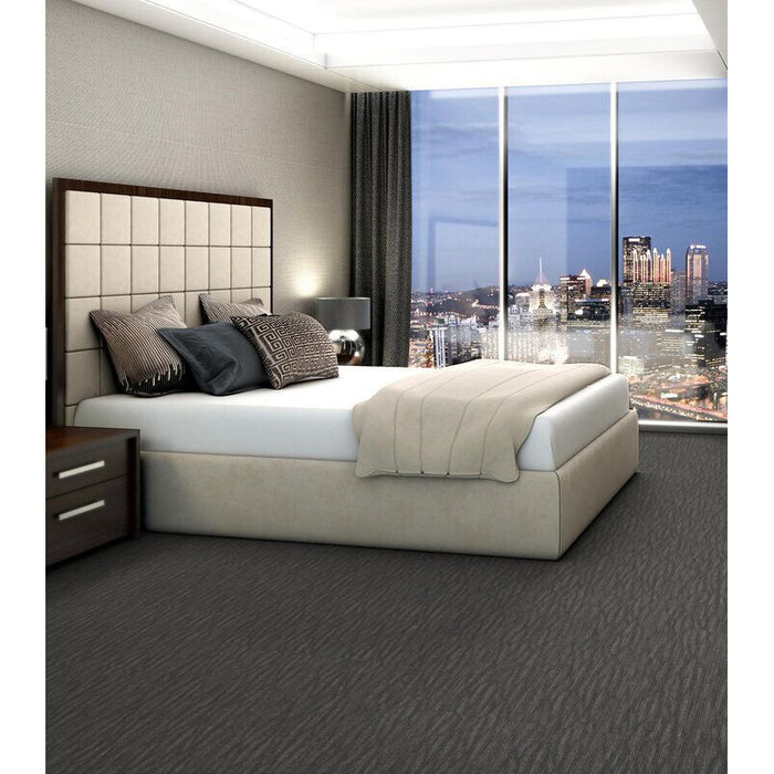Philadelphia Commercial - Visible Mending Collection - Mend - Carpet Tile - Feathered Hotel Install