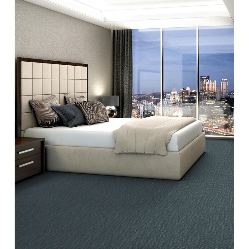 Philadelphia Commercial - Visible Mending Collection - Mend - Carpet Tile - Felted Hotel Room Install