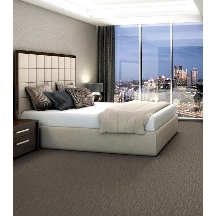Philadelphia Commercial - Visible Mending Collection - Mend - Carpet Tile - Stitched Hotel Room Install