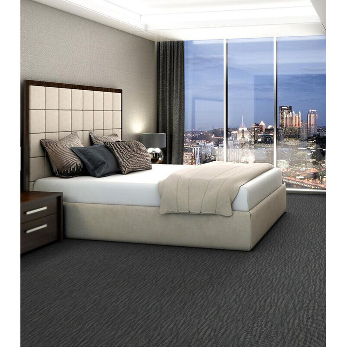 Philadelphia Commercial - Visible Mending Collection - Mend - Carpet Tile - Woven Hotel Room Install