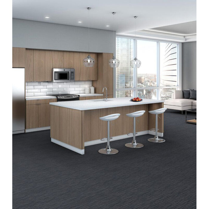 Philadelphia Commercial - Visible Mending Collection - Mend - Carpet Tile - Wrapped Kitchen Install