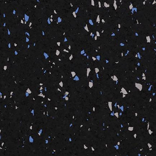 QT Rubber Fitness Flooring - 23 in. x 23 in. Interlocking Tile - Cosmic Dust