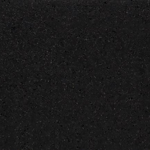 QT Rubber Fitness Flooring - 23 in. x 23 in. Interlocking Tile - Blackout