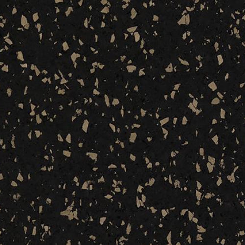 QT Rubber Fitness Flooring - 23 in. x 23 in. Interlocking Tile - Lunar Brew