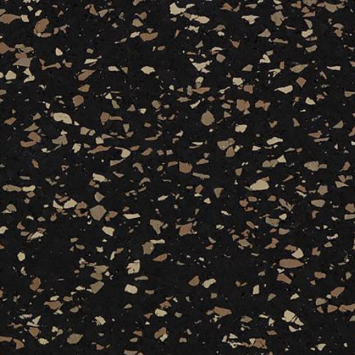 QT Rubber Fitness Flooring - 23 in. x 23 in. Interlocking Tile - Mud Slide