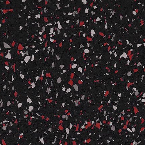 QT Rubber Fitness Flooring - 23 in. x 23 in. Interlocking Tile - Nebula