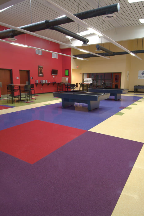 Armstrong Commercial - Standard Excelon Imperial Texture - Vinyl Composition Tile (VCT) - Little Green Apple Installled