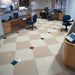 Armstrong Commercial - Premium Excelon Stonetex - Vinyl Composition Tile - Desert Dust Installed