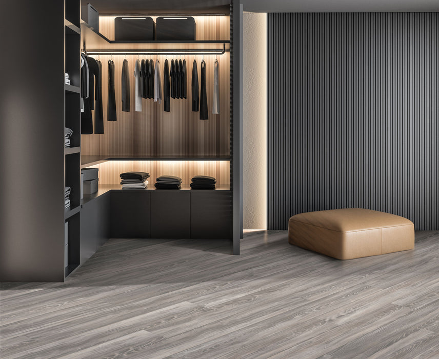 Armstrong Commercial - Parallel USA 12 - 6 in. x 48 in. - Luxury Vinyl Tile - Brushed Essence Enchanted Installed