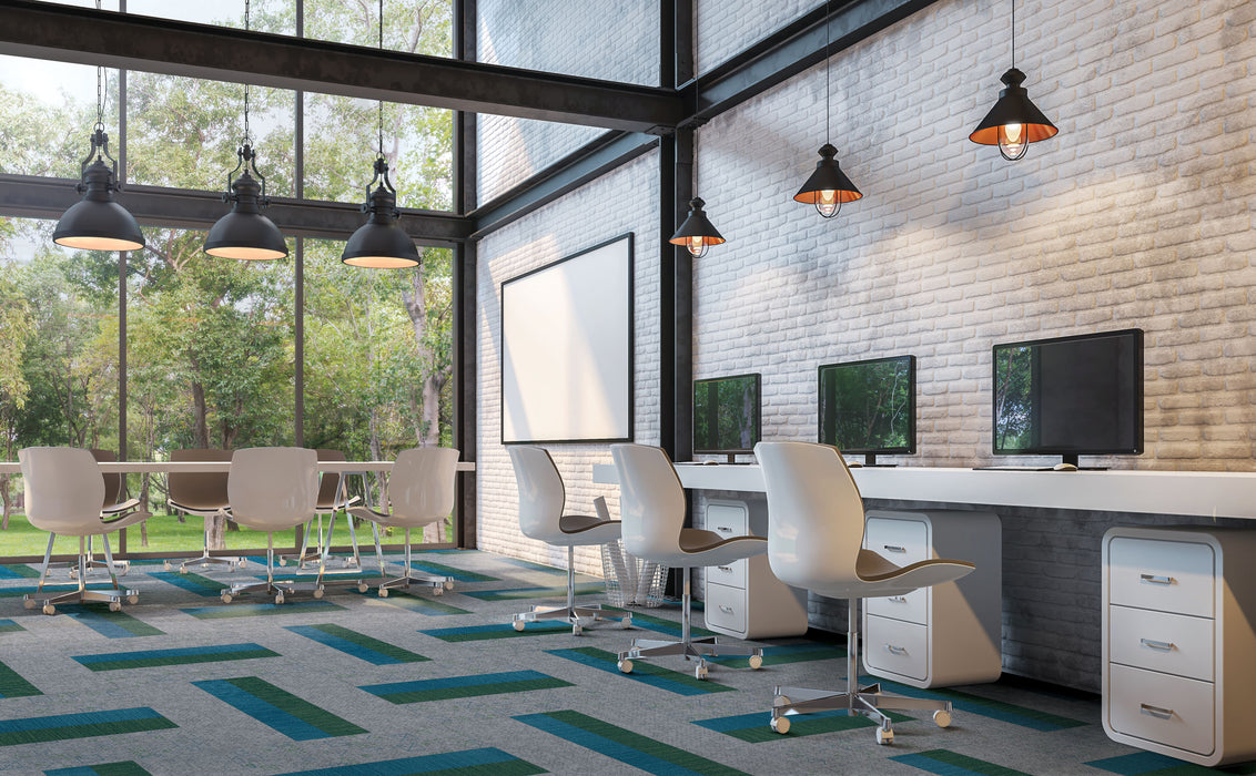 Armstrong Commercial - Theorem - Algebra 1 - 6 in. x 36 in. - Luxury Vinyl Tile - Degrasse Installed