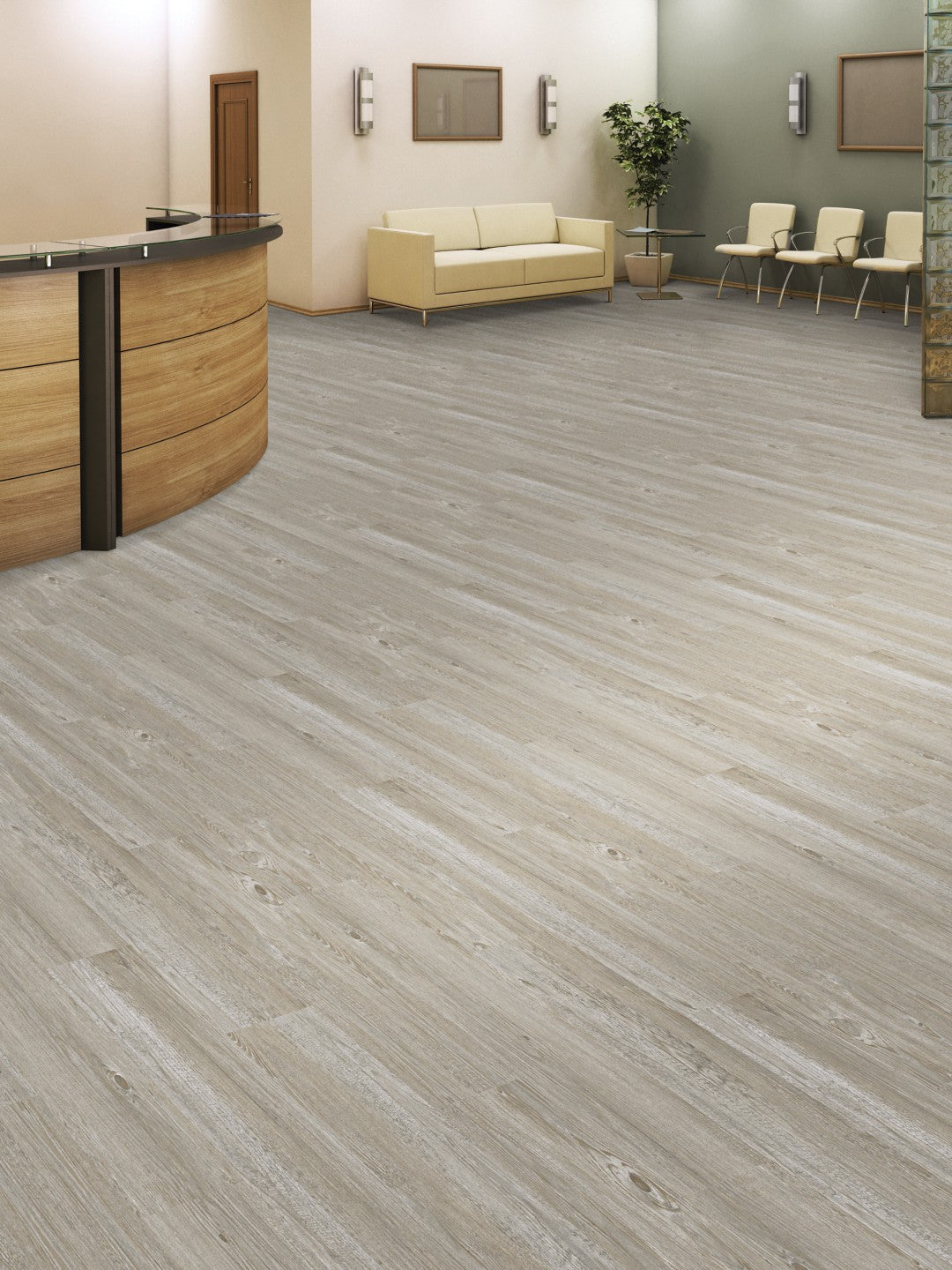 Aladdin Commercial - Parish - 6 in. x 36 in. Luxury Vinyl - Prairie