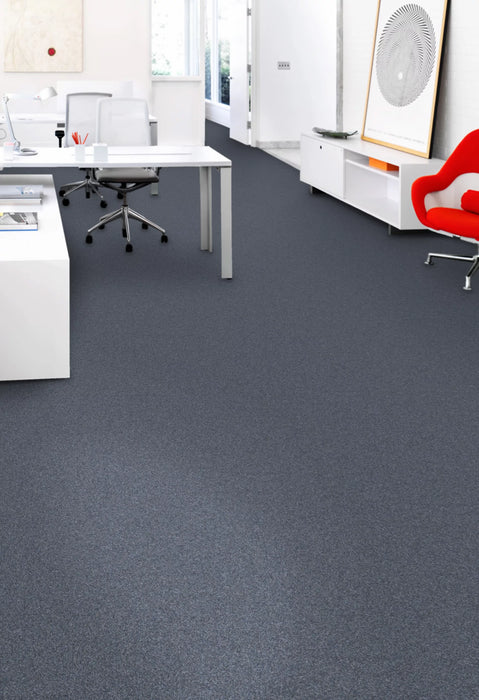 Aladdin Commercial - Rule Breaker - Carpet Tile - Cobalt Installed