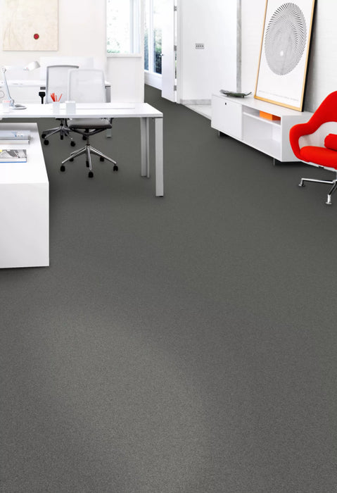 Aladdin Commercial - Rule Breaker - Carpet Tile - Pewter Installed