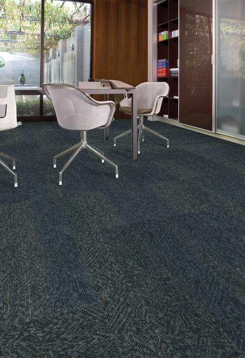Aladdin Commercial - Clear Intention - Driving Factor - Commercial Carpet Tile - Ocean Port Installed