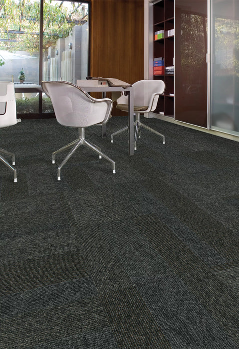 Aladdin Commercial - Clear Intention - Driving Factor - Commercial Carpet Tile - City Street Installed