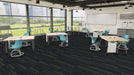 Mohawk - Side Stripe - 24 in. x 24 in. - Commercial Carpet Tile - Eastside floor installation