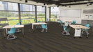 Mohawk - Side Stripe - 24 in. x 24 in. - Commercial Carpet Tile - Franklin floor installation