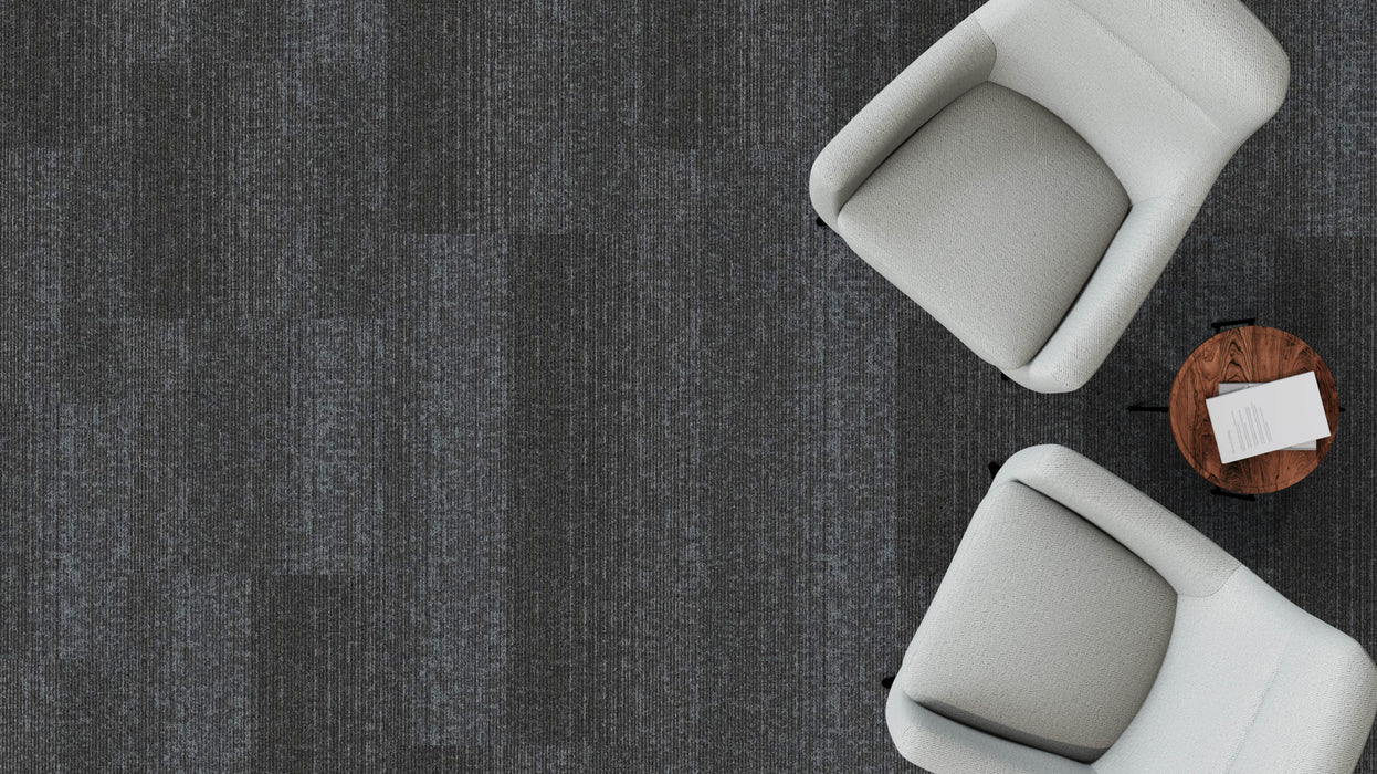 Mohawk - Swipe Right - 24 in. x 24 in. - Commercial Carpet Tile - Brookwood floor installation