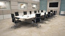 Mohawk - Assembled Woods - Angular Grain - Luxury Vinyl Tile - Blanched Oak floor installation