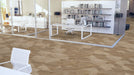 Mohawk - Assembled Woods - Angular Grain - Luxury Vinyl Tile - Thistle Oak floor installation