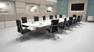Mohawk - Link Step - Harmonic Waves - Luxury Vinyl Tile - Elevated Silver floor installation