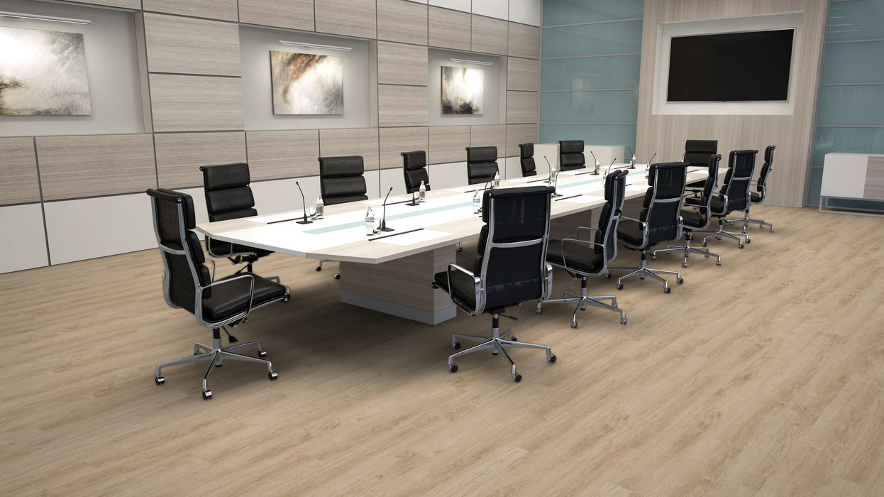 Mohawk - Assembled Woods - Planked - Luxury Vinyl Tile - Harvest Oak floor installation